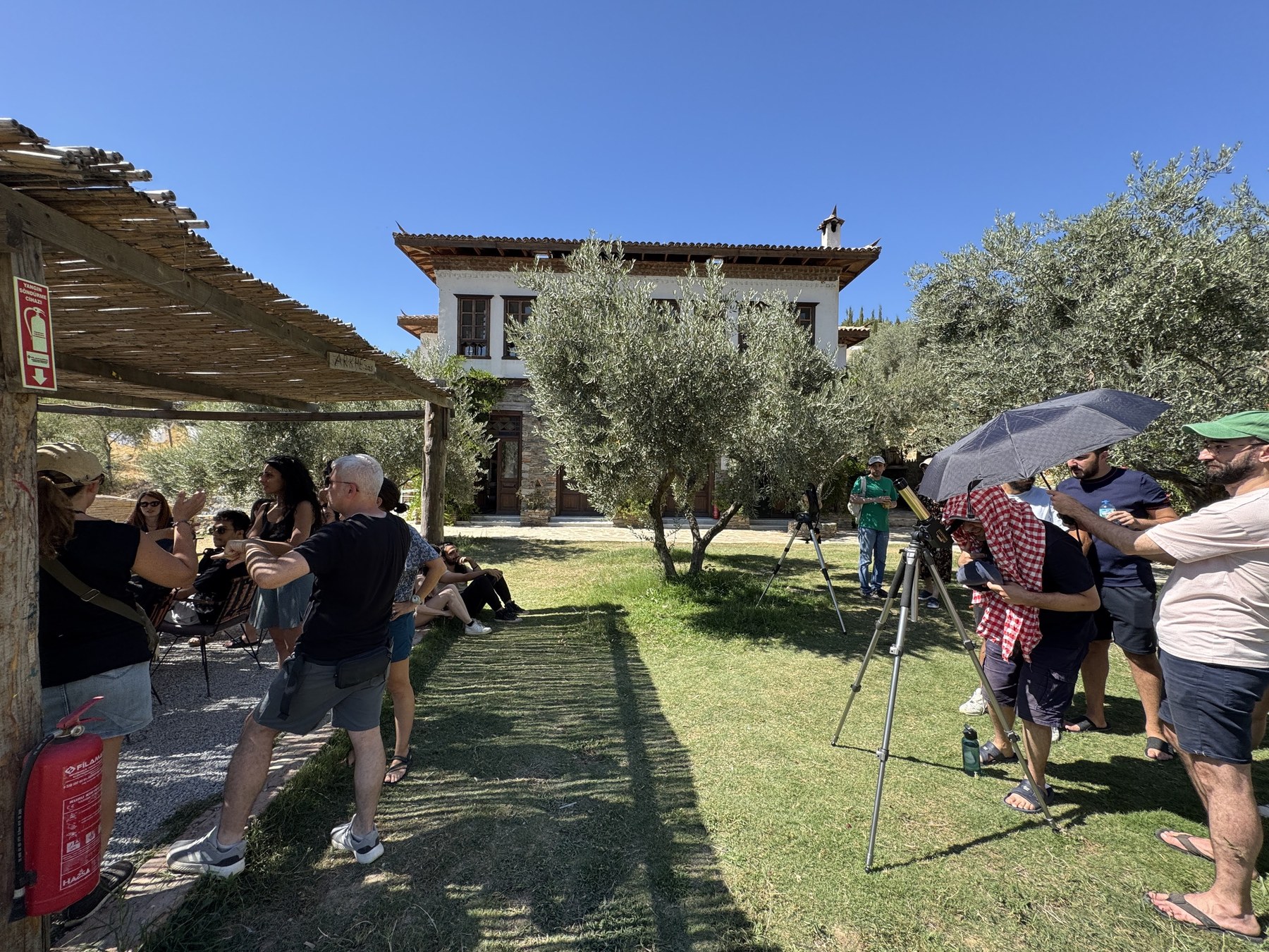 Participants gathering outdoors at the 2025 GNV camp